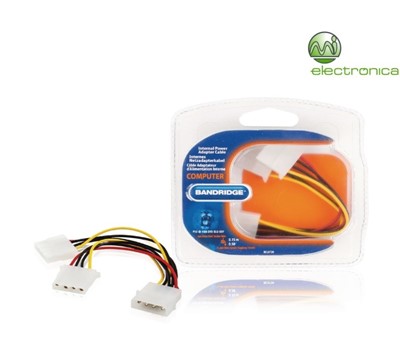 CABO INTERNO DE LIGAÇÃO MOLEX MACHO - 2x MOLEX FÊMEA