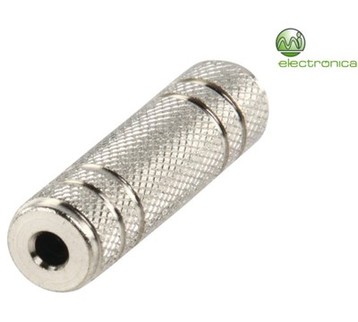 CONETOR/LIGADOR JACK 3,5mm FÊMEA-FÊMEA