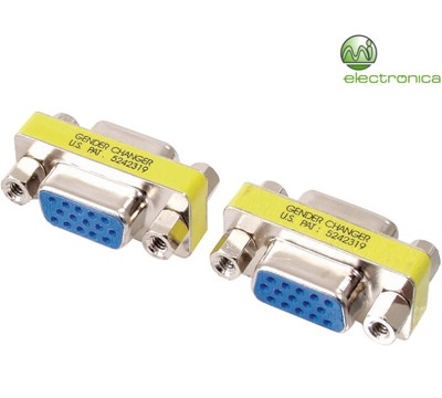 CONETOR ADAPTADOR VGA FÊMEA A VGA MACHO