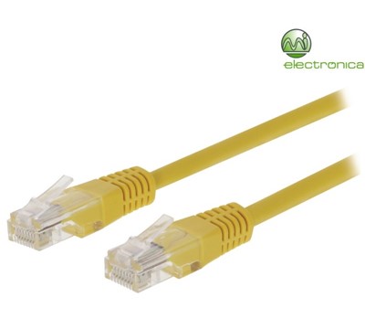 CABO DE REDE CAT5e UTP RJ45 MACHO-RJ45  (8P8C) 3 MTS