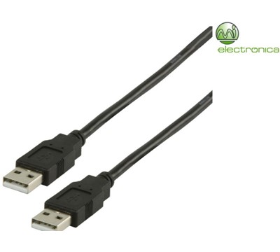 CABO USB 2.0, USB A MACHO - USB MACHO 3M