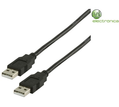 CABO USB 2.0, USB A MACHO - USB MACHO 1M