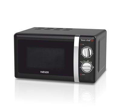 MICRO-ONDAS PRETO 20L - HAEGER SOUS-CHEF 20 BLACK