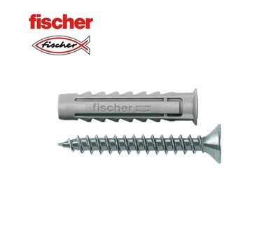 BUCHA+PARAFUSO SXT 6-4,5x40 FISCHER 100 UNI.