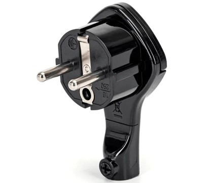 FICHA SCHUKO 16A PRETA C PLUG IN
