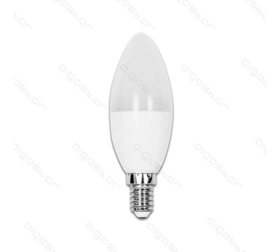 LAMPADA LED E14 VELA A5 C37 7W BRANCO QUENTE 560LM