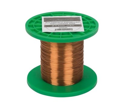 FIO P/ BOBINAGEM Ø0.2mm - 178m - 97ohm