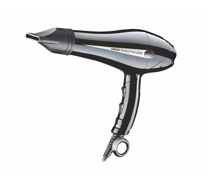 SECADOR DE CABELO 2000W - HAEGER PERFECT FOLD