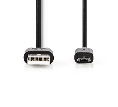 CABO USB 2.0, USB A MACHO - MICRO USB MACHO 2M