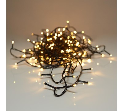 LUZES NATAL EXTERIOR LED-21M-BRANCO QUENTE-240 LED´S-IP44