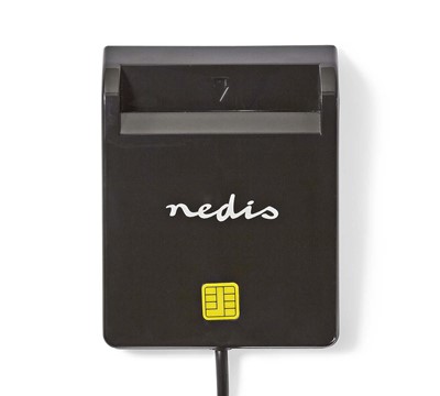 LEITOR DE CARTÕES CHIP INTELIGENTE 2BK USB NEDIS