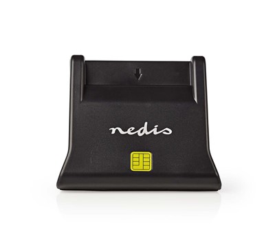 LEITOR DE CARTÕES CHIP INTELIGENTE 3BK USB NEDIS