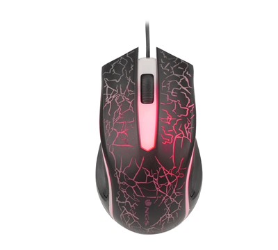 RATO GAMING ÓTICO 1200 DPI C/ FIO E ILUMINAÇÃO LED NGS