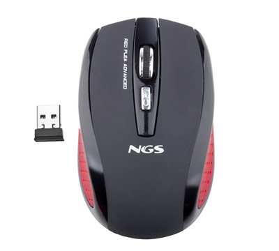 RATO ÓTICO S/ FIOS 800/1600 DPI-6 BOTÕES-NANO-RECEPTOR NGS