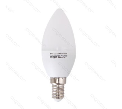 LAMPADA LED C37 A5 E14 BRANCO NEUTRO 6W