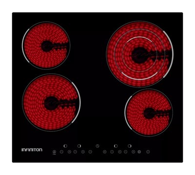 PLACA VITROCERÂMICA 60cm 4 ZONAS INFINITON VIT4T23