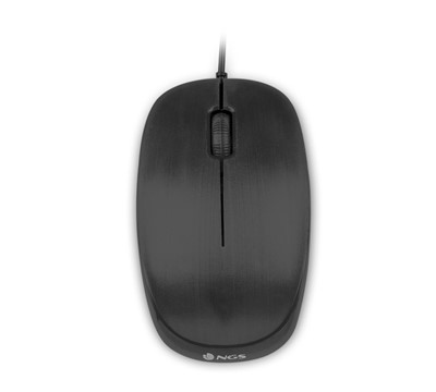 RATO ÓTICO C/ FIOS 1000 DPI USB 2 BOTÕES+SCROLL NGS PRE
