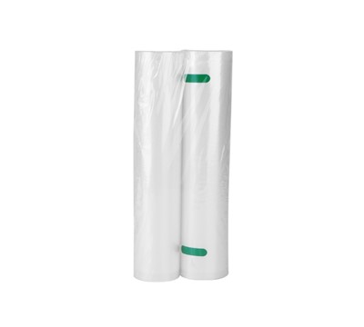 2 ROLOS DE SACOS SELADORES A VÁCUO TRANSPARENTE L600*W28cm