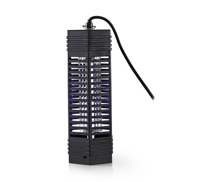 ELECTROCUTOR DE INSECTOS LUZ UV-A 6W 50 m² PRETO