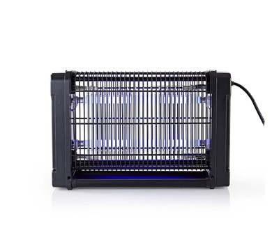 ELECTROCUTOR DE INSECTOS LUZ UV-A 2x8W 50 m² PRETO