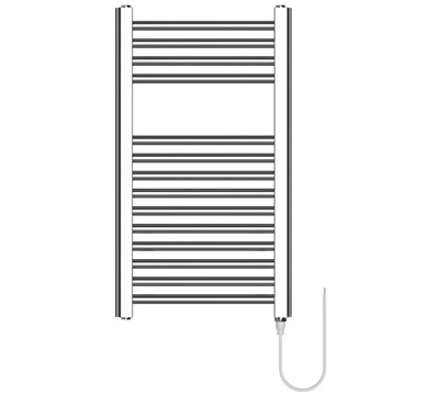 TOALHEIRO ELECTRICO 70x40cm 150W-HAEGER SINGLE CHROME