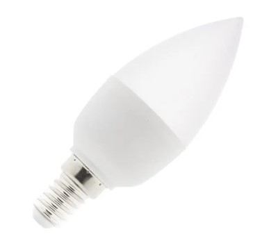 LAMPADA LED E14 C37 6W 6000K