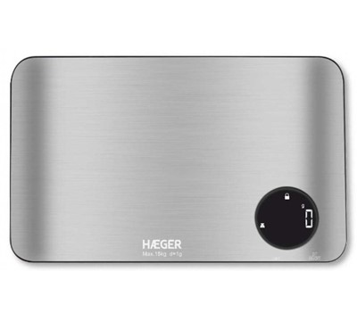 BALANÇA DE COZINHA AÇO INOXIDÁVEL 15Kg – HAEGER STAINLESS