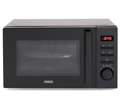 MICRO-ONDAS PRINCESS COM GRILL 20L 1050W PRETO