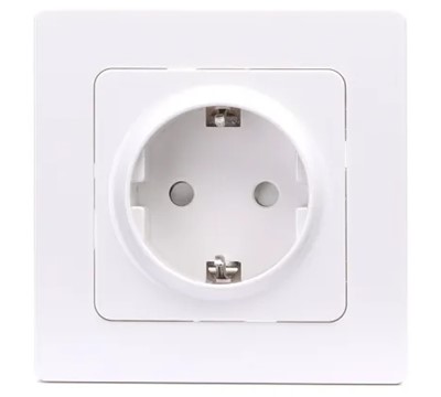 TOMADA CANTO QUADRADO SCHUKO ENCASTRAR 16A 250V BRA