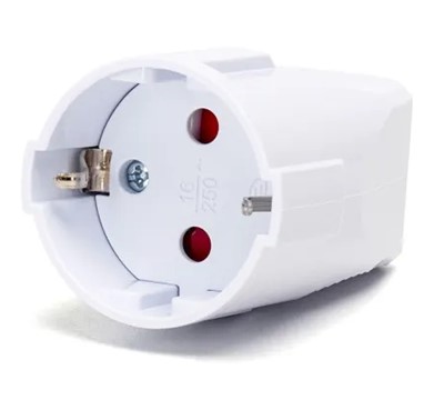 FICHA FÊMEA SCHUKO 16A/250V/3680W BRANCA