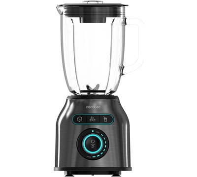 LIQUIDIFICADORA DE VIDRO 1.8L 2200W POWER BLACK TITANIUM AÇO INOXIDÁVEL