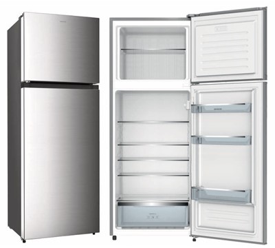 FRIGORÍFICO 2 PORTAS A174,5xL59,5xP55,5cm 300L INOX