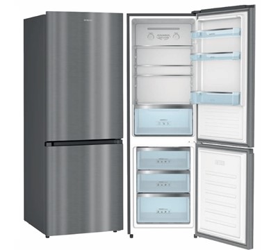 FRIG COMBINADO NO FROST TOTAL 185.5x59.5x59.5cm 310L INOX