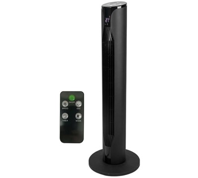 VENTOINHA DE COLUNA 91.5cm 45W PRETO - HAEGER ELITE TOWER