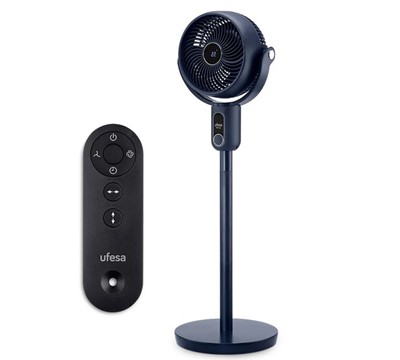 VENTOINHA DE PÉ REDONDO 3D 50W PRETA - UFESA GDANSK