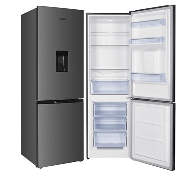 COMBINADO 320L INOX LOOK C/ DISPENSADOR ÁGUA - HAEGER 320 COMBI