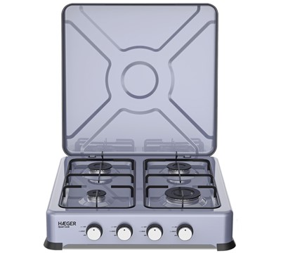 FOGAREIRO DE 4 BICOS (50, 2x 70 e 95mm)- HAEGER QUAD COOK