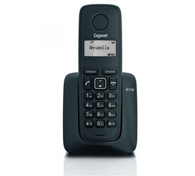 TELEFONE FIXO GIGASET A116 BLACK