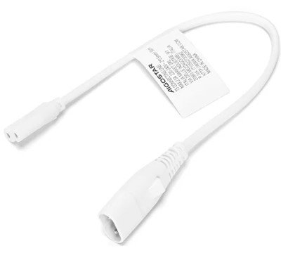 CABO DE LIGAÇÃO P/ CANDEEIRO DE RIPAS T5 BRANCO