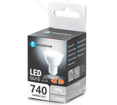 LAMPADA LED GU10 10W 6500K