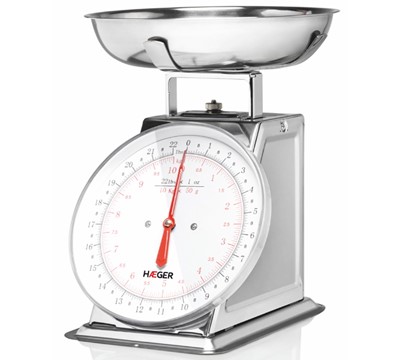 BALANÇA MECÂNICA DE COZINHA - HAEGER GRANDMOTHER 10Kg
