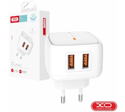 ALIMENTADOR 2 USB-A 12W 2.4A XO