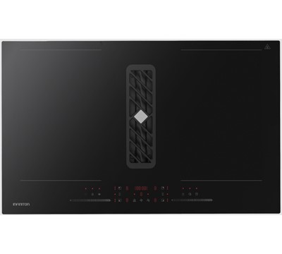 PLACA INDUÇÃO C/ EXTRAÇÃO 8 ZONAS 83cm INFINITON PRETO