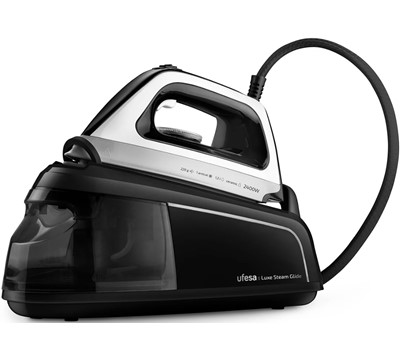 FERRO C/ CALDEIRA LUXE STEAM GLIDE 2400W UFESA PRETO