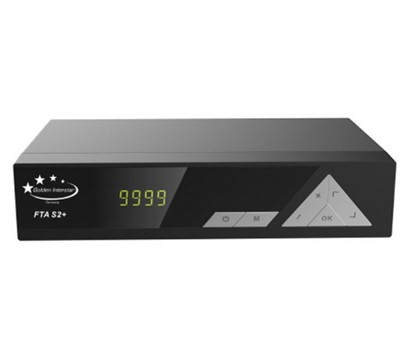 RECETOR GOLDEN INTERSTAR HD FTA S2+ FULLHD DVB-S2 H.264