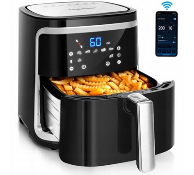 FRITADEIRA ELÉCTRICA SEM ÓLEO 1900W 7L WIFI CUBE SMART