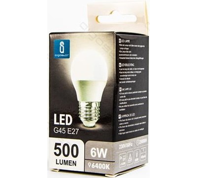 LAMPADA LED E27 6W BRANCO FRIO BOX