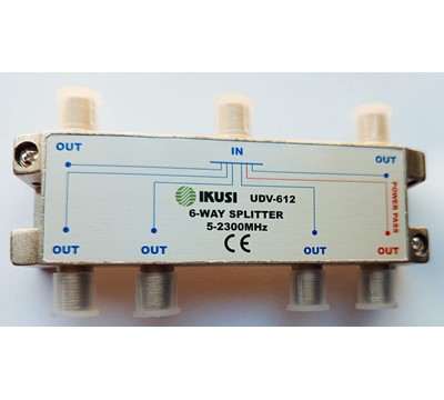 UDV-612 Repartidor 6x 5-2300MHz (12dB)