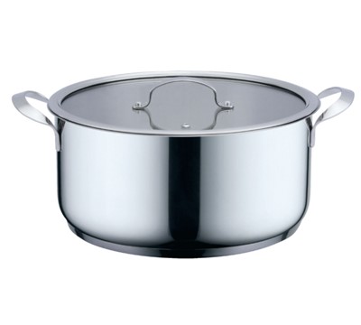 PANELA ø 32cm 32X15.5cm - HAEGER INOX POT 32H