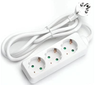 EXTENSÃO 3 VIAS S/ INTERRUPTOR 1,5M 3G1,5mm² BRA